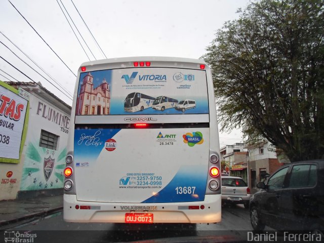 Vitória Transportes 13687 na cidade de Feira de Santana, Bahia, Brasil, por Daniel  Ferreira. Número da foto: #1945407.