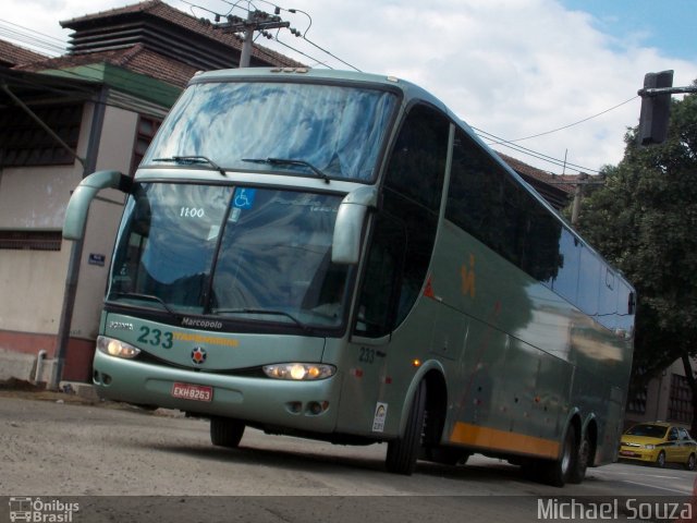 Viação Itapemirim 233 na cidade de Rio de Janeiro, Rio de Janeiro, Brasil, por Michael Souza. Número da foto: #1944285.