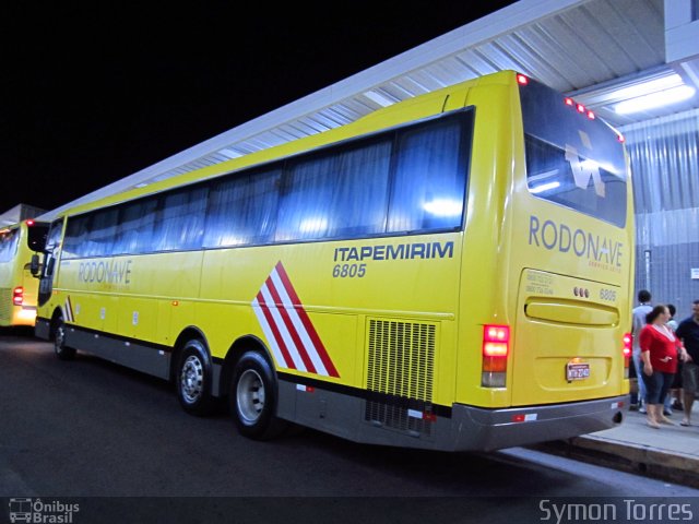 Viação Itapemirim 6805 na cidade de Belo Horizonte, Minas Gerais, Brasil, por Symon Torres. Número da foto: #1946965.