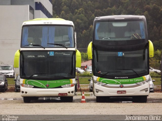 Expresso Princesa dos Campos 6201 na cidade de Aparecida, São Paulo, Brasil, por Jerônimo Diniz. Número da foto: #1946496.