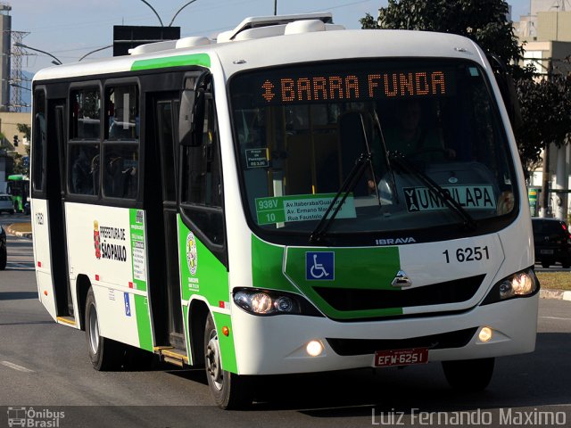 Transcooper > Norte Buss 1 6251 na cidade de São Paulo, São Paulo, Brasil, por Luiz Fernando Maximo. ID da foto: 1948990.