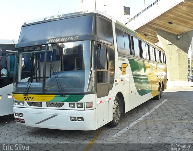 Empresa Gontijo de Transportes 5835 na cidade de Belo Horizonte, Minas Gerais, Brasil, por Eric Silva. Número da foto: #1947985.