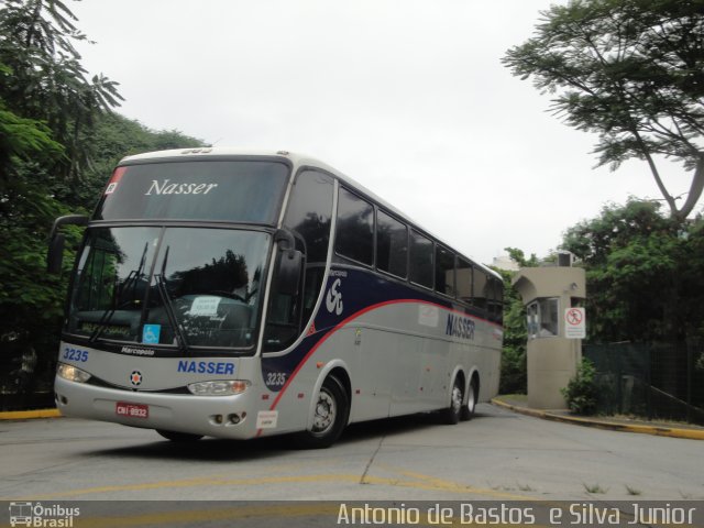 Viação Nasser 3235 na cidade de São Paulo, São Paulo, Brasil, por Antonio de Bastos  e Silva Junior. Número da foto: #1948465.