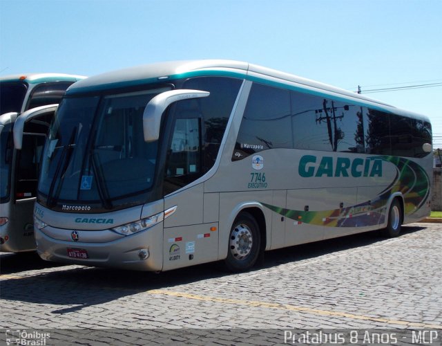 Viação Garcia 7746 na cidade de Londrina, Paraná, Brasil, por Cristiano Soares da Silva. Número da foto: #1948782.