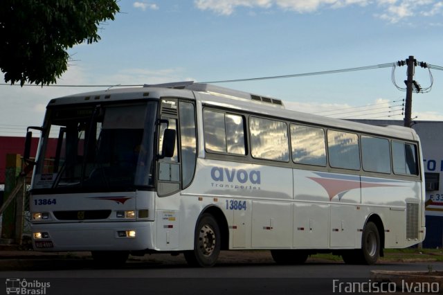 AVOA - Auto Viação Ourinhos Assis 13864 na cidade de Paraguaçu Paulista, São Paulo, Brasil, por Francisco Ivano. Número da foto: #1947632.