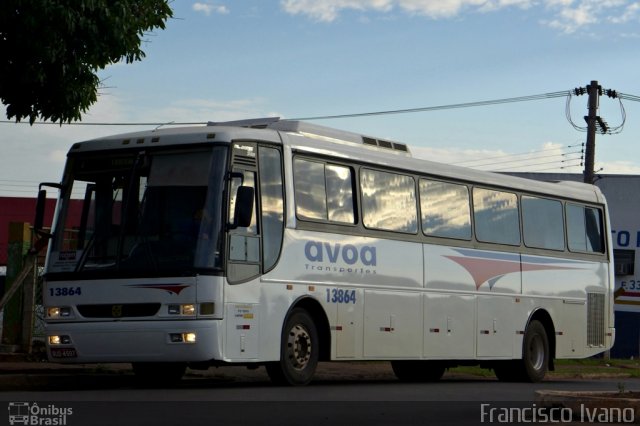 AVOA - Auto Viação Ourinhos Assis 13864 na cidade de Paraguaçu Paulista, São Paulo, Brasil, por Francisco Ivano. ID da foto: 1947632.