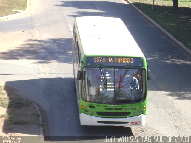 Viação Satélite 142158 na cidade de Taguatinga, Distrito Federal, Brasil, por Jefferson Willian da Silva de Sousa. Número da foto: #1949563.
