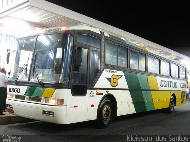 Empresa Gontijo de Transportes 10160 na cidade de Belo Horizonte, Minas Gerais, Brasil, por Kleisson  dos Santos. Número da foto: #1951192.