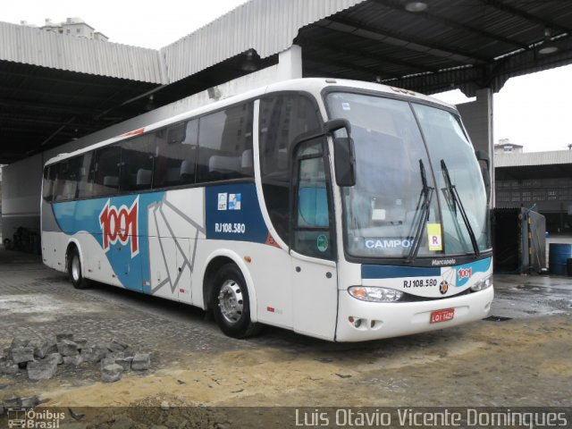 Auto Viação 1001 RJ 108.580 na cidade de Campos dos Goytacazes, Rio de Janeiro, Brasil, por Luis Otávio Vicente Domingues. Número da foto: #1950328.