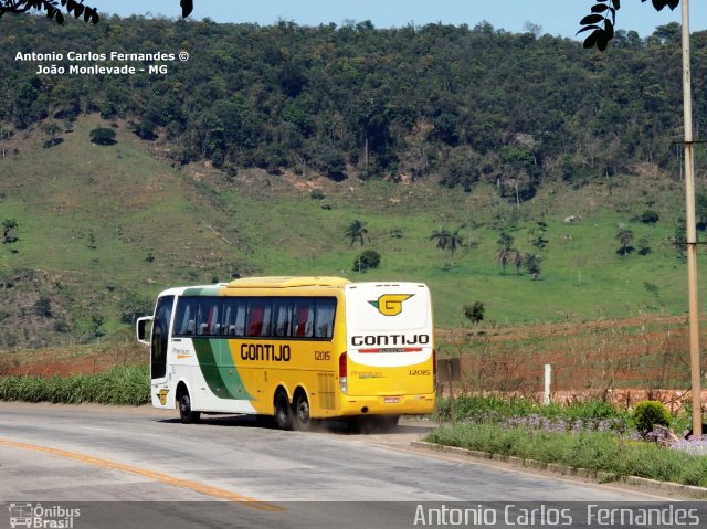 Empresa Gontijo de Transportes 12015 na cidade de João Monlevade, Minas Gerais, Brasil, por Antonio Carlos Fernandes. ID da foto: 1952068.