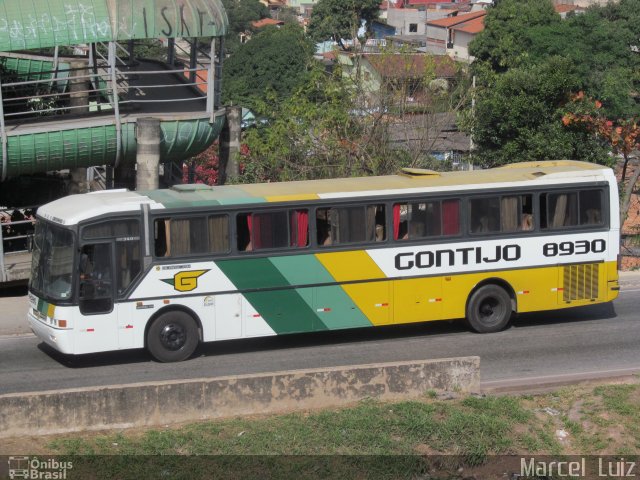 Empresa Gontijo de Transportes 8930 na cidade de Belo Horizonte, Minas Gerais, Brasil, por Marcel  Sales. ID da foto: 1952279.