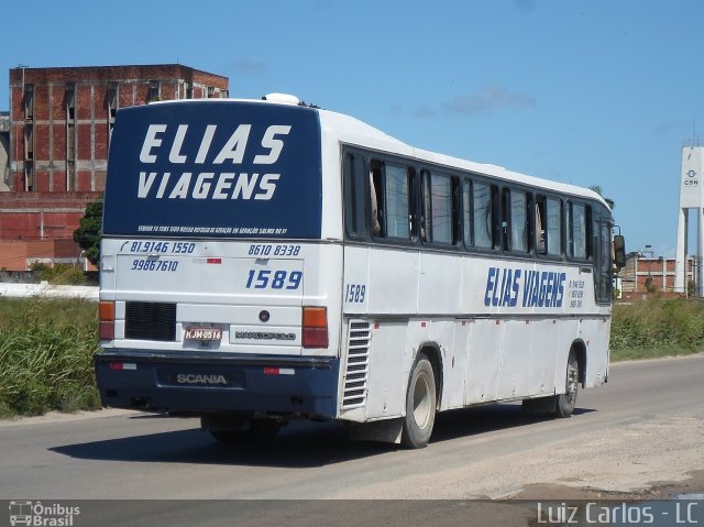 Ônibus Particulares 1589 na cidade de Jaboatão dos Guararapes, Pernambuco, Brasil, por Luiz Carlos de Santana. ID da foto: 1952764.