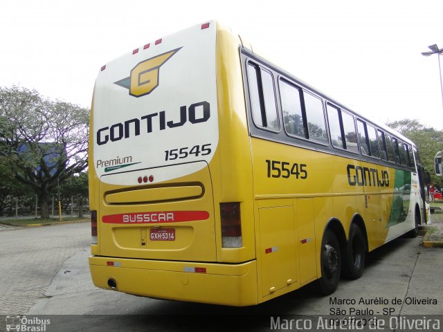 Empresa Gontijo de Transportes 15545 na cidade de São Paulo, São Paulo, Brasil, por Marco Aurélio de Oliveira. ID da foto: 1953441.