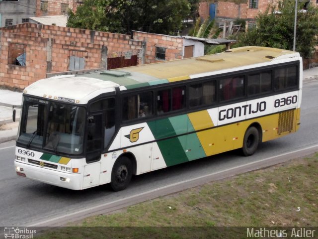 Empresa Gontijo de Transportes 8360 na cidade de Belo Horizonte, Minas Gerais, Brasil, por Matheus Adler. Número da foto: #1897089.