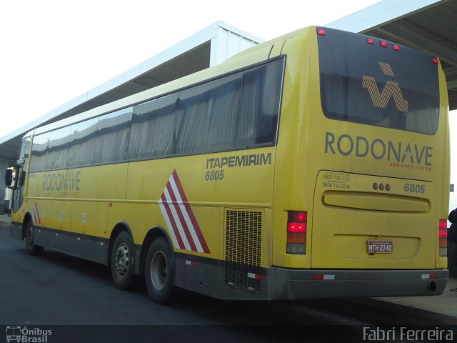 Viação Itapemirim 6805 na cidade de Belo Horizonte, Minas Gerais, Brasil, por Fabri Ferreira. Número da foto: #1954280.