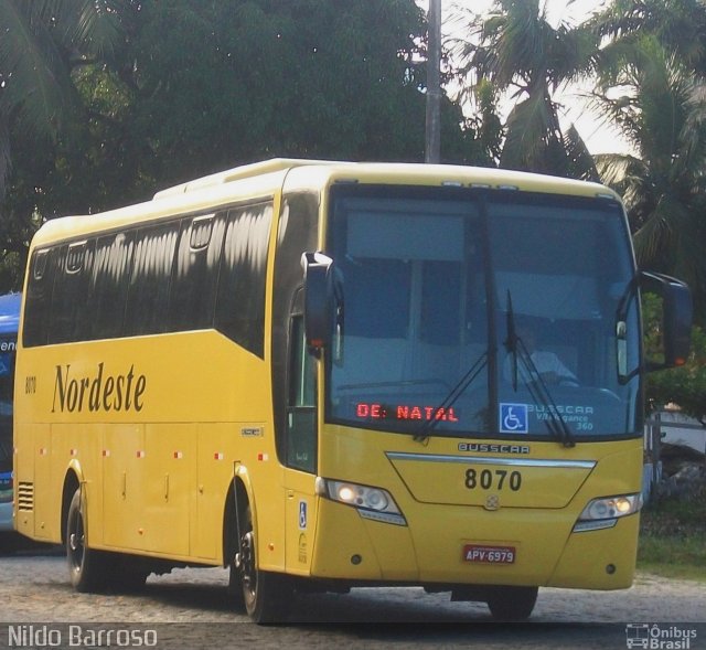 Viação Nordeste 8070 na cidade de Fortaleza, Ceará, Brasil, por Nildo Barroso. Número da foto: #1955700.