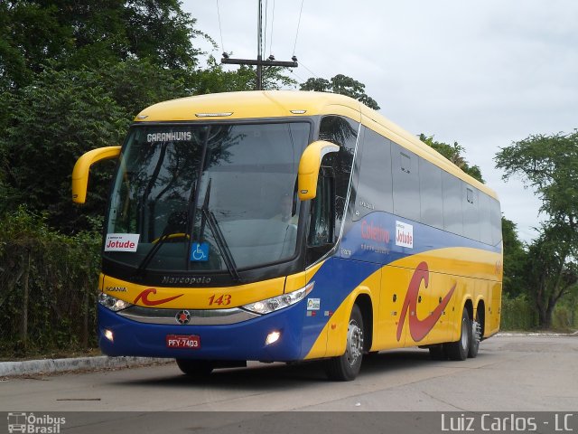Coletivo Transportes 143 na cidade de Recife, Pernambuco, Brasil, por Luiz Carlos de Santana. Número da foto: #1955830.