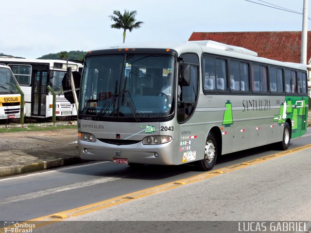 Santa Luzia Transporte e Turismo - Geneve Turismo 2043 na cidade de Balneário Camboriú, Santa Catarina, Brasil, por Lucas Gabriel. Número da foto: #1955433.