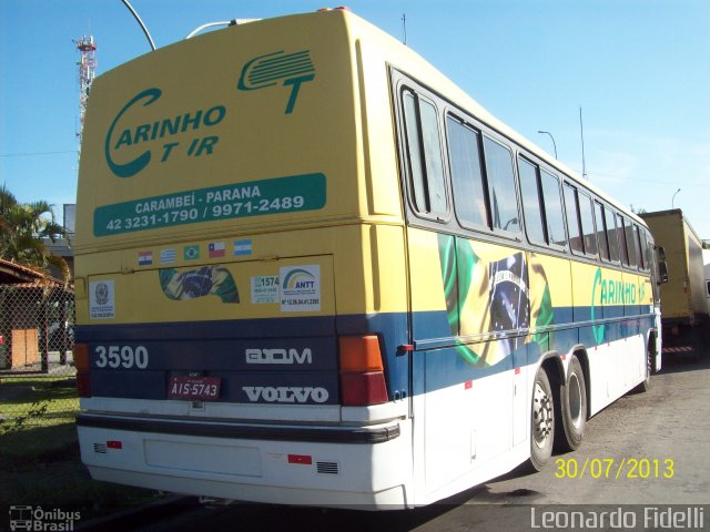 Carinho Tur 3590 na cidade de São Paulo, São Paulo, Brasil, por Leonardo Fidelli. Número da foto: #1958053.