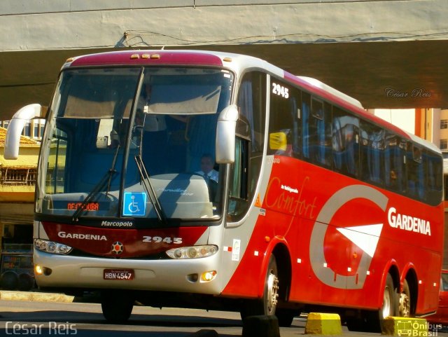 Expresso Gardenia 2945 na cidade de Belo Horizonte, Minas Gerais, Brasil, por César Ônibus. Número da foto: #1956105.