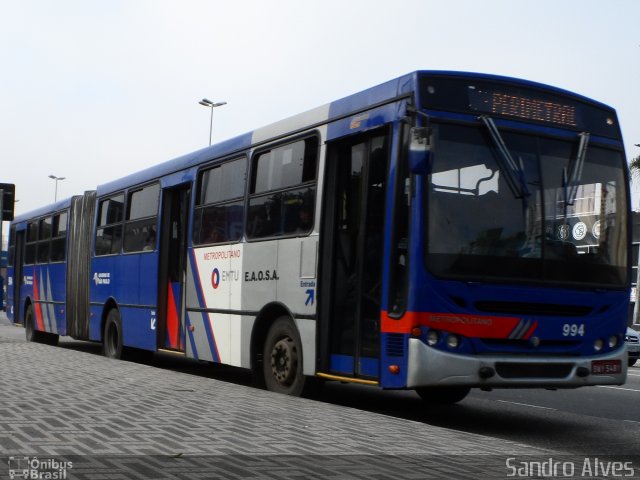 EAOSA - Empresa Auto Ônibus Santo André 994 na cidade de Santo André, São Paulo, Brasil, por Sandro Alves. Número da foto: #1956618.