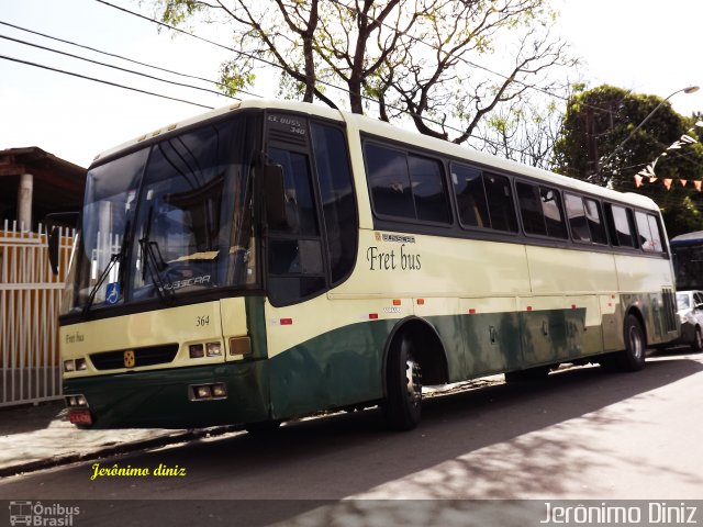 Fret Bus 364 na cidade de Aparecida, São Paulo, Brasil, por Jerônimo Diniz. Número da foto: #1957007.