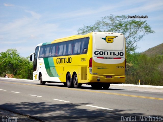 Empresa Gontijo de Transportes 12110 na cidade de Jequié, Bahia, Brasil, por Daniel  Machado. Número da foto: #1957678.