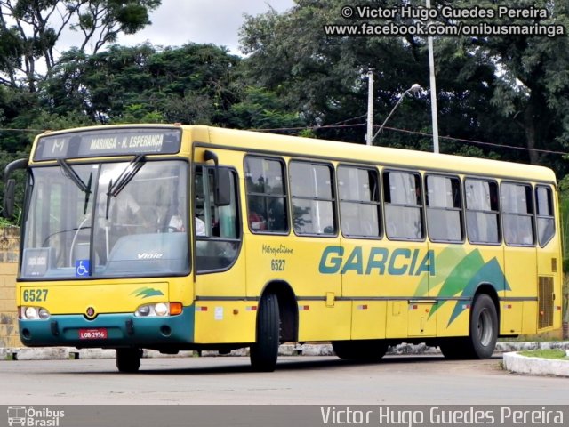 Viação Garcia 6527 na cidade de Maringá, Paraná, Brasil, por Victor Hugo Guedes Pereira. ID da foto: 1956103.