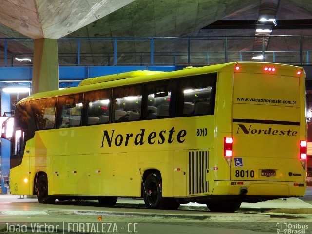 Viação Nordeste 8010 na cidade de Fortaleza, Ceará, Brasil, por João Victor. Número da foto: #1957439.