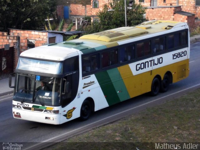 Empresa Gontijo de Transportes 15820 na cidade de Belo Horizonte, Minas Gerais, Brasil, por Matheus Adler. Número da foto: #1898733.