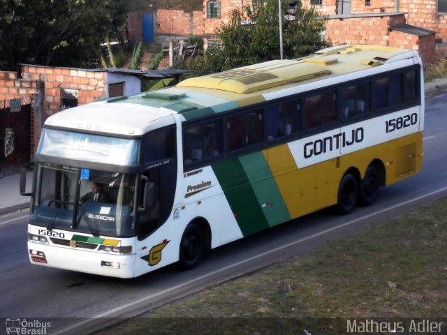 Empresa Gontijo de Transportes 15820 na cidade de Belo Horizonte, Minas Gerais, Brasil, por Matheus Adler. ID da foto: 1898733.