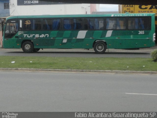 Tursan - Turismo Santo André 265 na cidade de Guaratinguetá, São Paulo, Brasil, por Fabio Alcantara. Número da foto: #1900532.