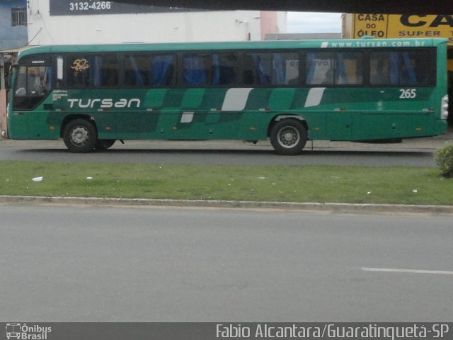 Tursan - Turismo Santo André 265 na cidade de Guaratinguetá, São Paulo, Brasil, por Fabio Alcantara. ID da foto: 1900532.