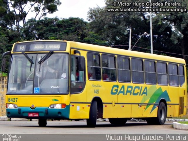 Viação Garcia 6427 na cidade de Maringá, Paraná, Brasil, por Victor Hugo Guedes Pereira. Número da foto: #1900707.