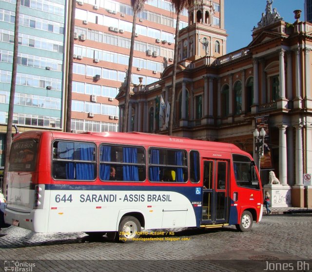 ATL - Associação dos Transportadores de Passageiros por Lotação 644 na cidade de Porto Alegre, Rio Grande do Sul, Brasil, por Jones Bh. ID da foto: 1900987.