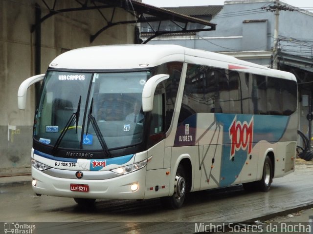 Auto Viação 1001 RJ 108.374 na cidade de Rio de Janeiro, Rio de Janeiro, Brasil, por Michel Soares da Rocha. Número da foto: #1902313.