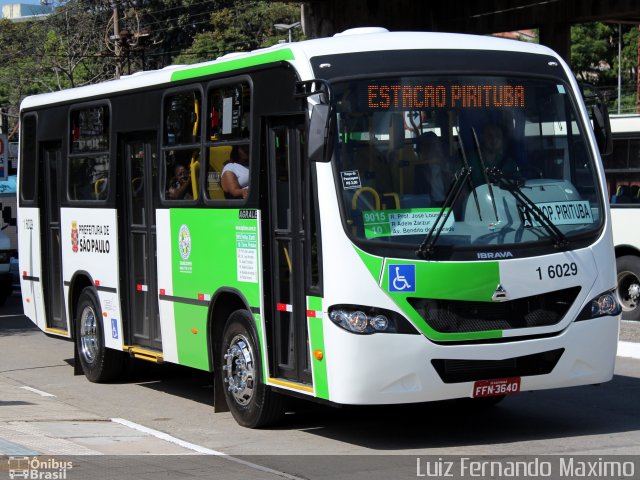 Transcooper > Norte Buss 1 6029 na cidade de São Paulo, São Paulo, Brasil, por Luiz Fernando Maximo. Número da foto: #1903413.