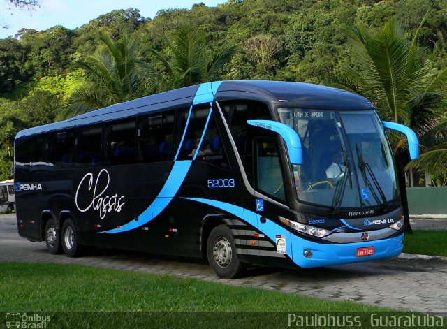 Empresa de Ônibus Nossa Senhora da Penha 52003 na cidade de Guaratuba, Paraná, Brasil, por Paulobuss  Guaratuba. Número da foto: #1903259.