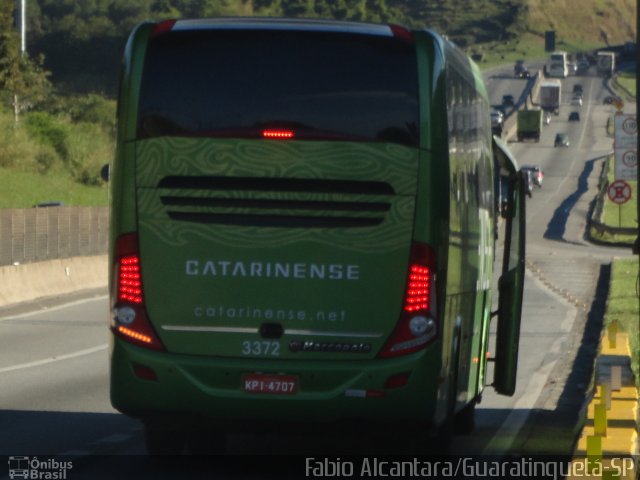 Auto Viação Catarinense 3372 na cidade de Aparecida, São Paulo, Brasil, por Fabio Alcantara. Número da foto: #1904801.