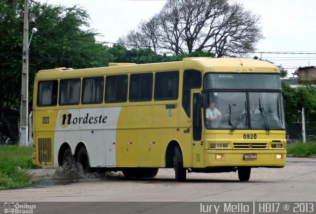 Viação Nordeste 0920 na cidade de Natal, Rio Grande do Norte, Brasil, por Iury  Mello. Número da foto: #1905768.