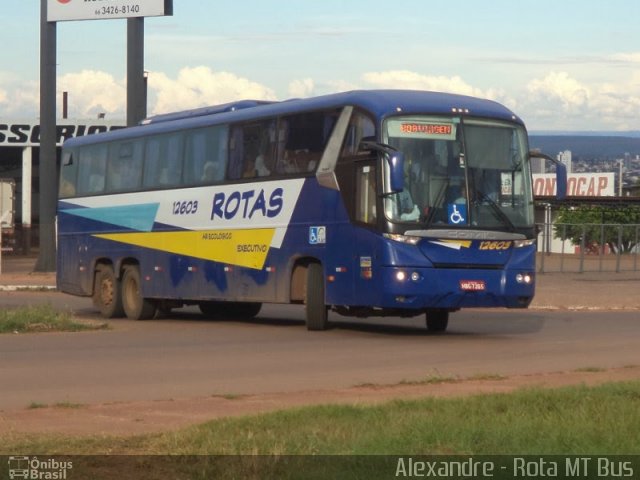 RodeRotas - Rotas de Viação do Triângulo 12603 na cidade de Rondonópolis, Mato Grosso, Brasil, por Alexandre Rodrigo. Número da foto: #1904698.