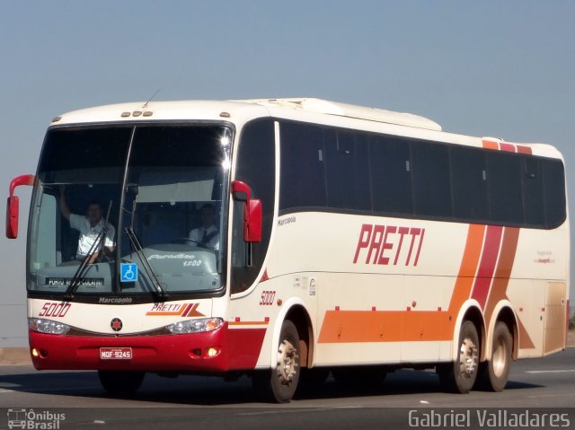 Viação Pretti 5000 na cidade de Betim, Minas Gerais, Brasil, por Gabriel Valladares. Número da foto: #1907014.