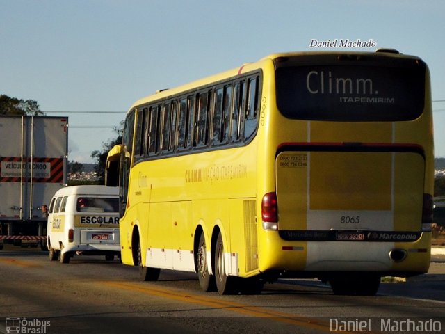 Viação Itapemirim 8065 na cidade de Vitória da Conquista, Bahia, Brasil, por Daniel  Machado. Número da foto: #1908011.