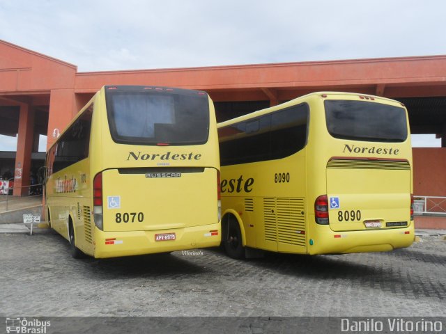 Viação Nordeste 8070 na cidade de Lajes, Rio Grande do Norte, Brasil, por Danilo Vitorino Lopes. Número da foto: #1906845.