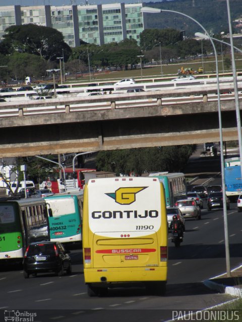 Empresa Gontijo de Transportes 11190 na cidade de Brasília, Distrito Federal, Brasil, por Paulo Camillo Mendes Maria. ID da foto: 1908639.