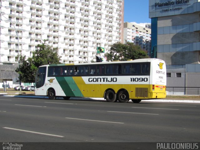 Empresa Gontijo de Transportes 11090 na cidade de Brasília, Distrito Federal, Brasil, por Paulo Camillo Mendes Maria. ID da foto: 1908654.