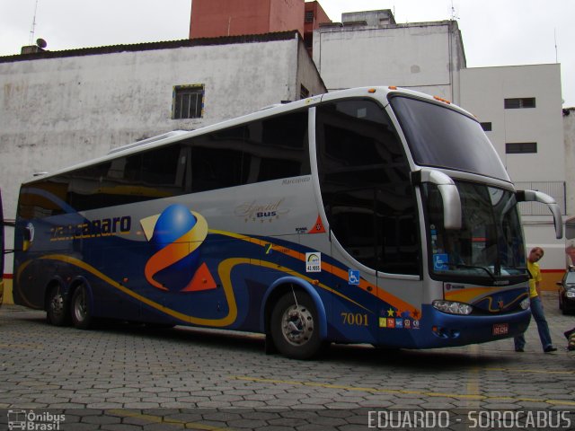 Zancanaro Turismo 7001 na cidade de São Paulo, São Paulo, Brasil, por EDUARDO - SOROCABUS. Número da foto: #1908587.