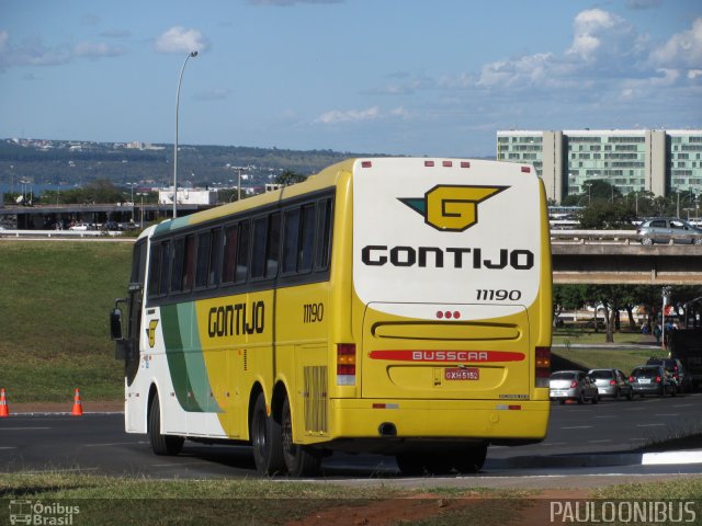 Empresa Gontijo de Transportes 11190 na cidade de Brasília, Distrito Federal, Brasil, por Paulo Camillo Mendes Maria. Número da foto: #1908636.
