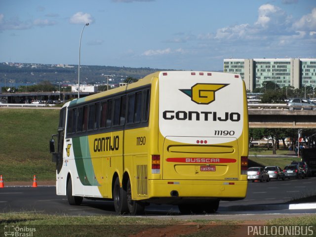 Empresa Gontijo de Transportes 11190 na cidade de Brasília, Distrito Federal, Brasil, por Paulo Camillo Mendes Maria. ID da foto: 1908636.