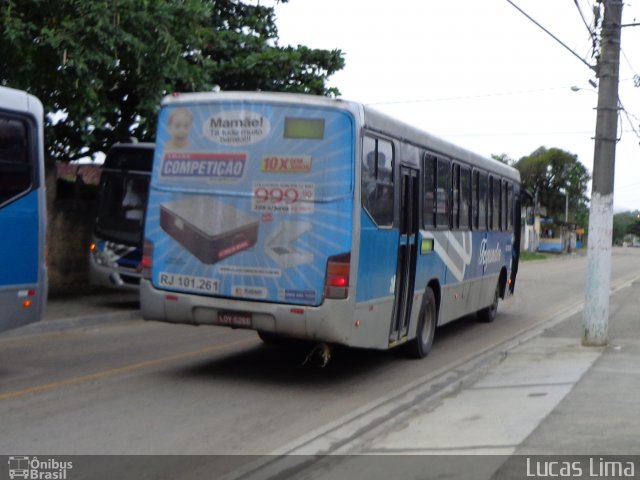 Auto Ônibus Fagundes RJ 101.261 na cidade de Itaboraí, Rio de Janeiro, Brasil, por Lucas Lima. ID da foto: 1907885.